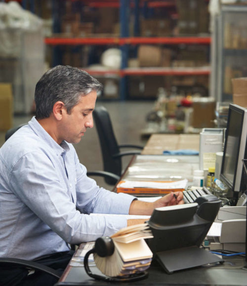 Manager Nestrol w trakcie pracy