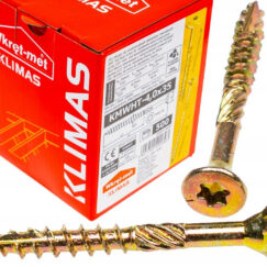 Wkręty ciesielskie do drewna 4,5×40 torx 250 szt st
