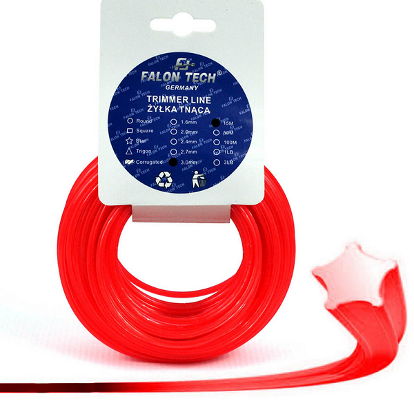 Żyłka do kosy spalinowej gwiazdka 2.4mm 15m Falon Tech