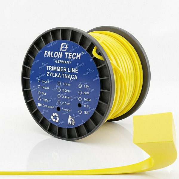 Żyłka tnąca do kosy kwadrat 2,4 mm 1lb Falon Tech