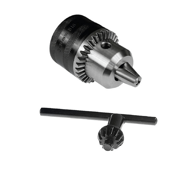 Głowica uchwyt wiertarki wiertarski futerko stożek b16 kluczyk