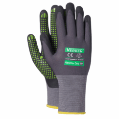 Rękawice robocze NITRO FLEX DOTS nylonowe pianka VERKEN