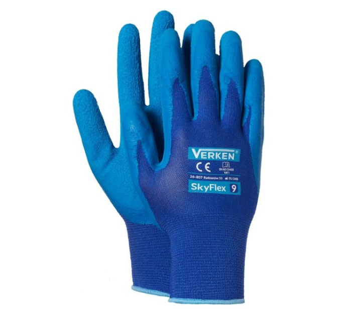 Rękawiczki robocze SKY FLEX  idealne dopasowanie spandex VERKEN