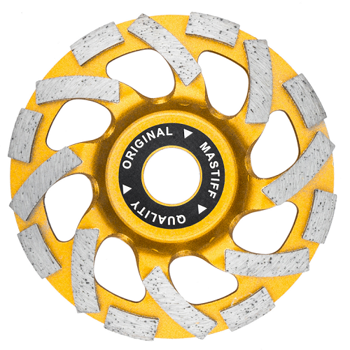 Tarcza diamentowa garnkowa do szlifowania Mastiff S-16  125x22,23 mm Gold