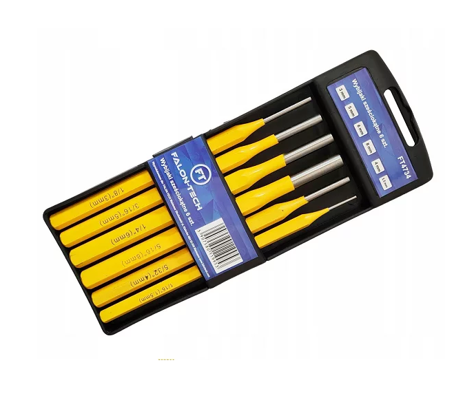 Punktaki wybijaki dobijaki zestaw punktaków wybijaków 1,5-8 mm 150 mm 6szt Falon Tech