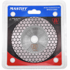 Tarcza 125mm diamentowa do płytek gresu glazury szlifowania cięcia 45 stopni FTD125ED MASTIFF