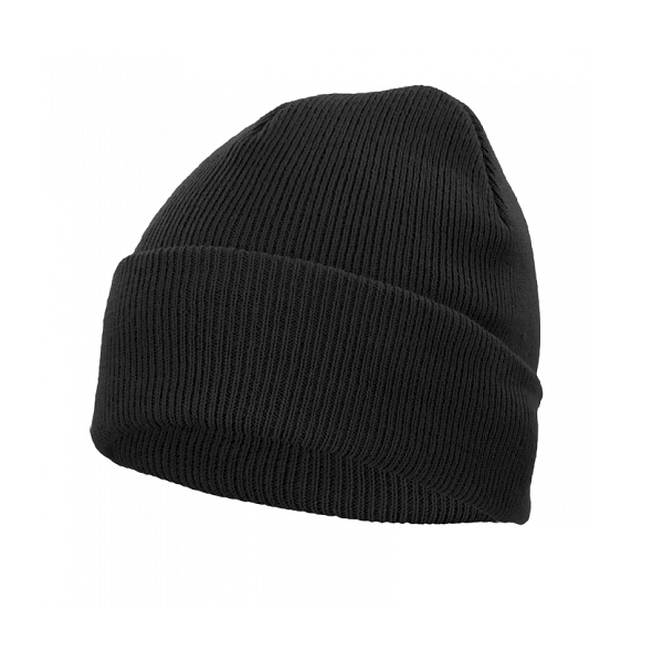 Czapka zimowa męska ocieplana robocza czarna uniwersalna