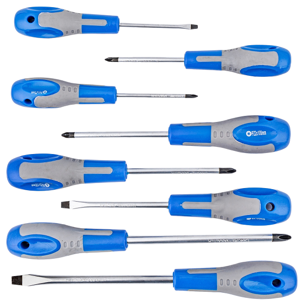 Zestaw wkrętaków śrubokrętów śrubokręty 8 sztuk PH z magnesem Falon Tech