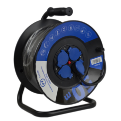 Przedłużacz budowlany FALON-TECH FT5325 50m 3×2,5mm² IP44 4 gniazda