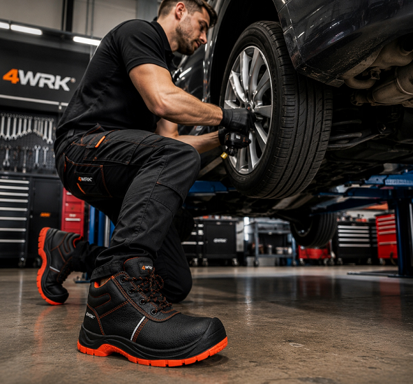 Buty robocze trzewiki antyprzebiciowe z podnoskiem 4WRK SKAT S3