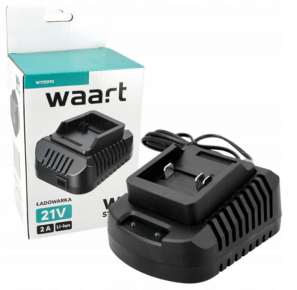 Ładowarka do akumulatorów Waart 21 V 2A Elektronarzędzi Li-Ion W17E092