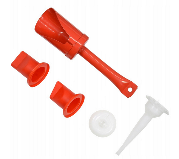 Pistolet silikonu wyciskacz tubowy mas szpachlowych 600ml Falon Tech
