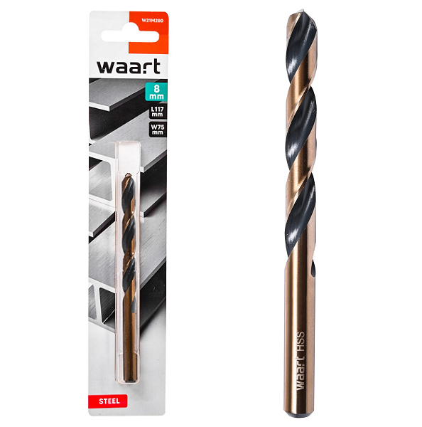 Wiertło kobaltowe szlifowane do metalu stali HSS-G Waart