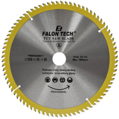 Piła tarcza widiowa do drewna 255x30x80 zębów FALON TECH pro