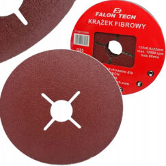 Tarcza fibrowa krążek dysk fibrowy Fibra do szlifowania płytek 125mm