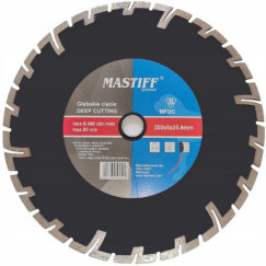 Tarcza diamentowa do cięcia kostki betonu 350 mm segmentowa głębokie cięcie MASTIFF